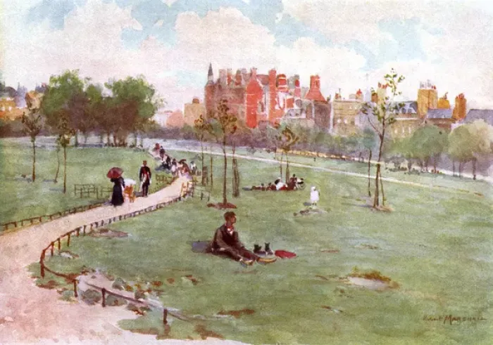 Framed Print : Social / Green Park London Framed Print : Social / Green Park London