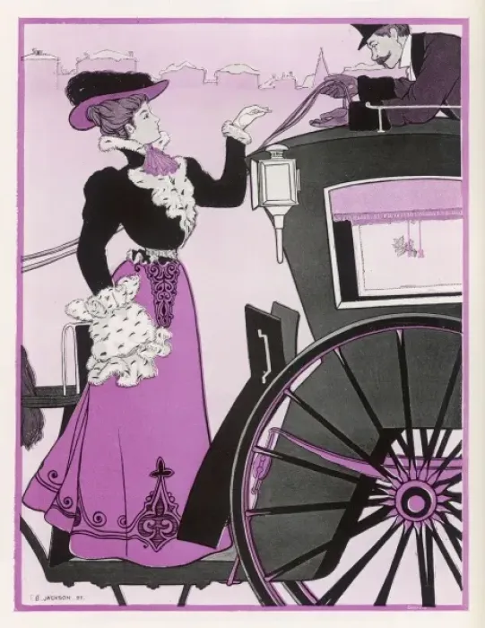 Framed Print : Social / Hansom Fare 1898 Framed Print : Social / Hansom Fare 1898