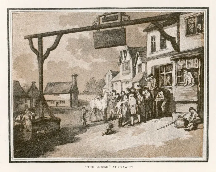 Framed Print : SOCIAL / HORSE SALE C1790 Framed Print : SOCIAL / HORSE SALE C1790