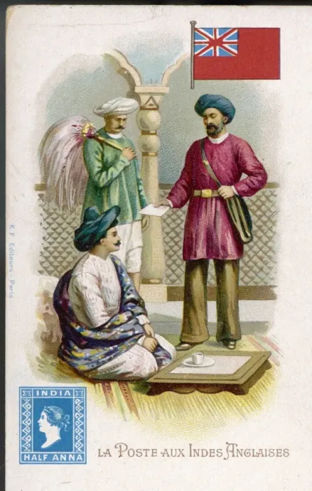 Framed Print : Social / Indian Postman Framed Print : Social / Indian Postman