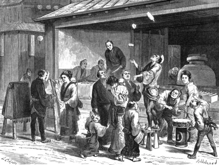 Framed Print : Social / Japan Juggler 19C Framed Print : Social / Japan Juggler 19C