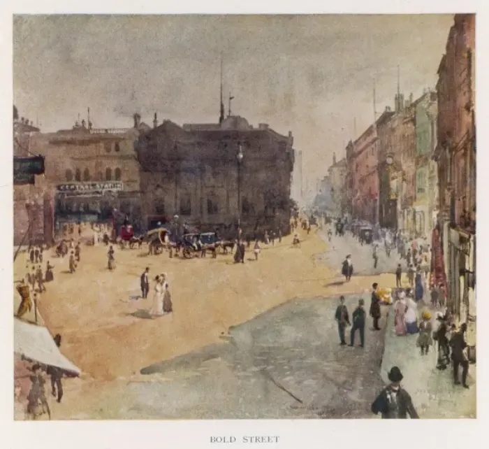 Framed Print : Social / Liverpool / Bold St Framed Print : Social / Liverpool / Bold St