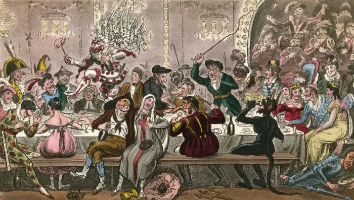 Framed Print : SOCIAL / MASQUERADE SUPPER Framed Print : SOCIAL / MASQUERADE SUPPER