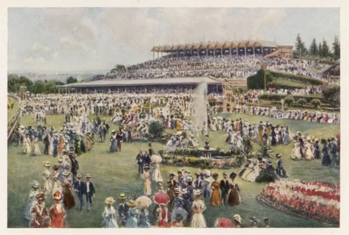 Framed Print : SOCIAL / MELBOURNE RACES Framed Print : SOCIAL / MELBOURNE RACES