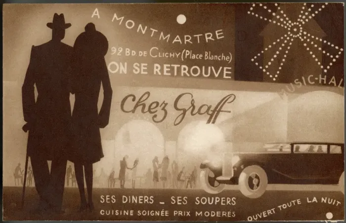 Framed Print : Social / Montmartre Night Framed Print : Social / Montmartre Night