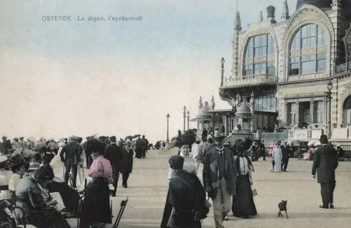 Framed Print : Social / Ostend Afternoon Framed Print : Social / Ostend Afternoon
