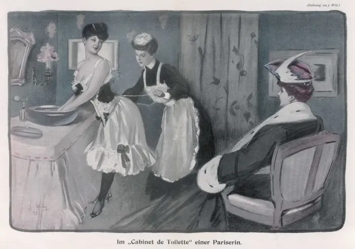 Framed Print : SOCIAL / PARISIENNE 1903 Framed Print : SOCIAL / PARISIENNE 1903