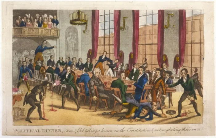 Framed Print : Social / Political Dinner Framed Print : Social / Political Dinner