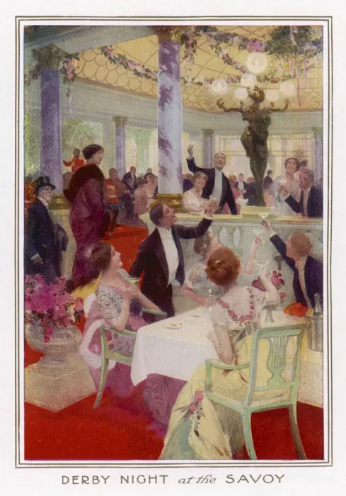 Framed Print : Social / Savoy Derby 1914 Framed Print : Social / Savoy Derby 1914