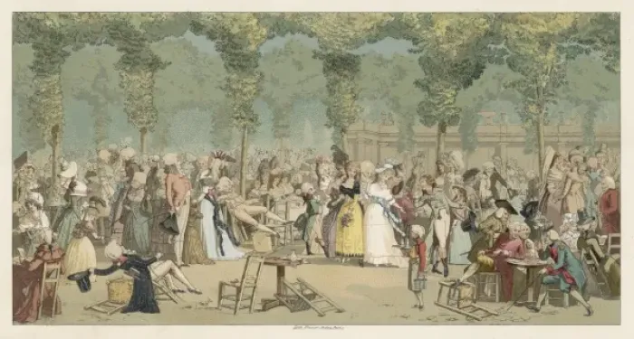 Framed Print : Social Scenes / France / C18 Framed Print : Social Scenes / France / C18