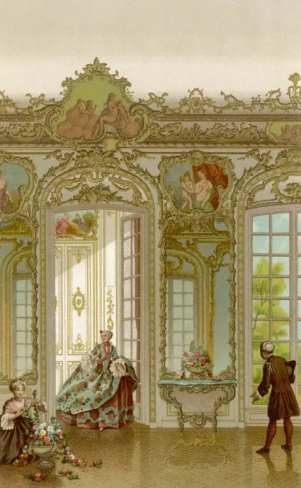Framed Print : Social Scenes / France / C18 Framed Print : Social Scenes / France / C18