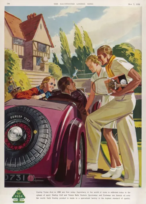 Framed Print : Social / Sporty Types 20C Framed Print : Social / Sporty Types 20C
