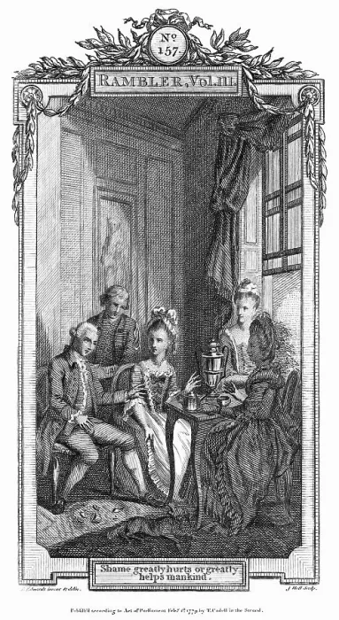 Framed Print : Social / Tea Party 18C Framed Print : Social / Tea Party 18C