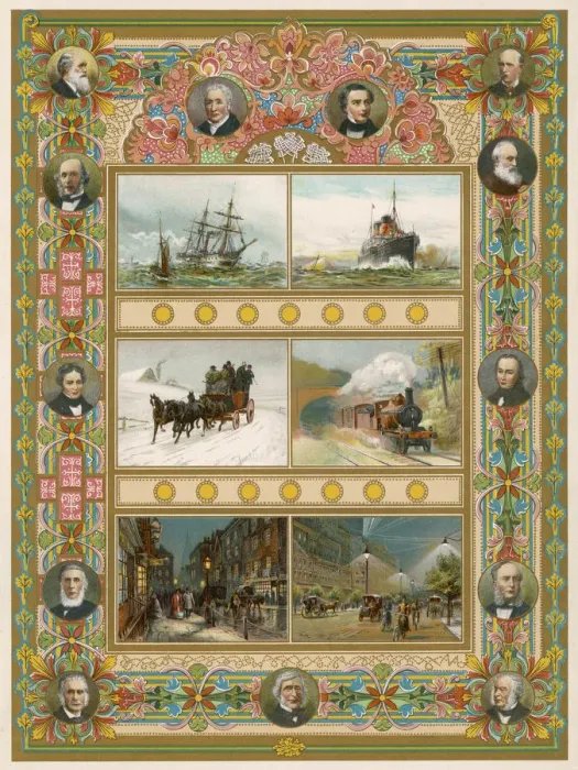 Framed Print : SOCIAL / TECH PROGRESS 19C Framed Print : SOCIAL / TECH PROGRESS 19C