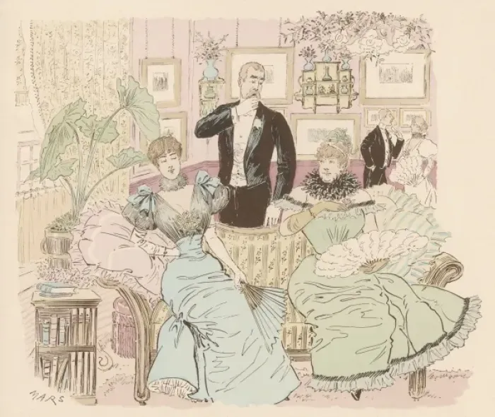 Framed Print : SOCIAL  /  UK  /  ARIST  /  1890