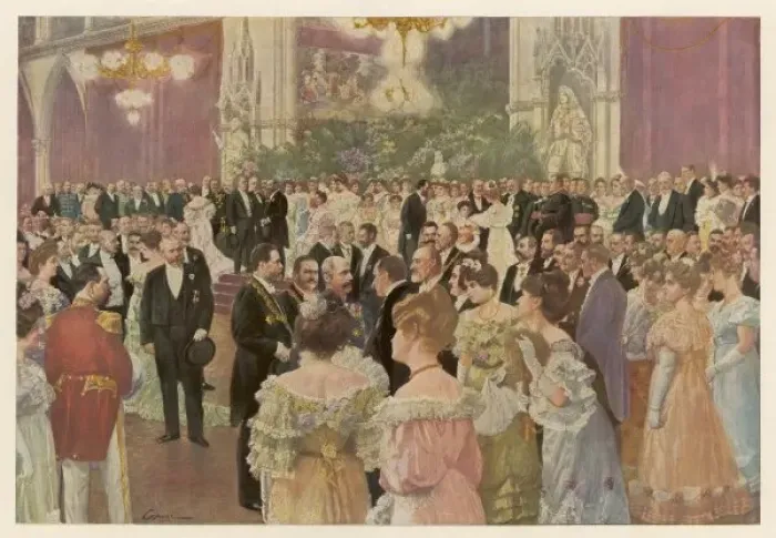 Framed Print : Social / Vienna Ball 1904 Framed Print : Social / Vienna Ball 1904