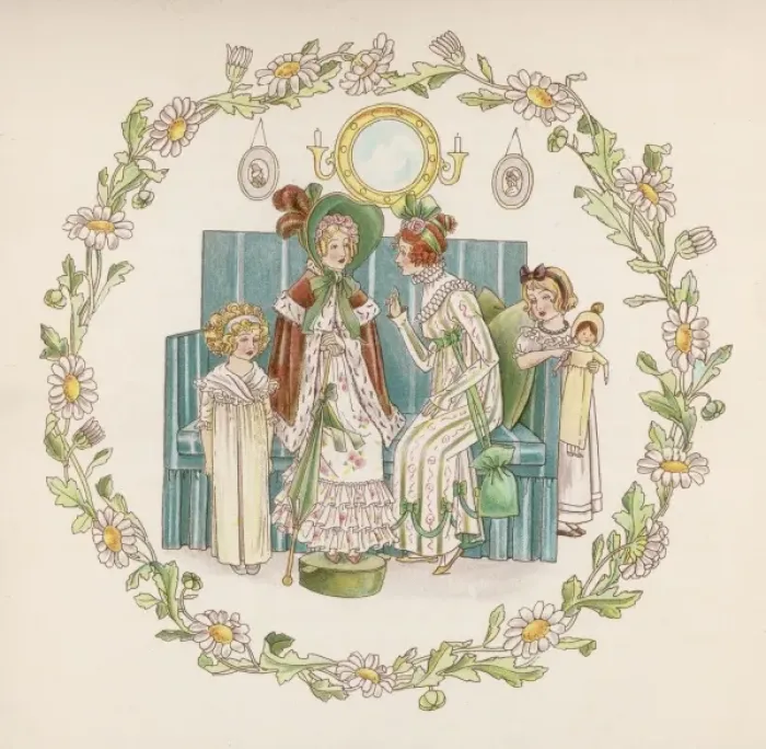 Framed Print : Social / Women Gossip 19C Framed Print : Social / Women Gossip 19C