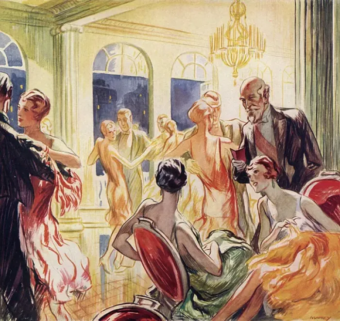 Framed Print : A Society ball in a London mansion during the Season Framed Print : A Society ball in a London mansion during the Season