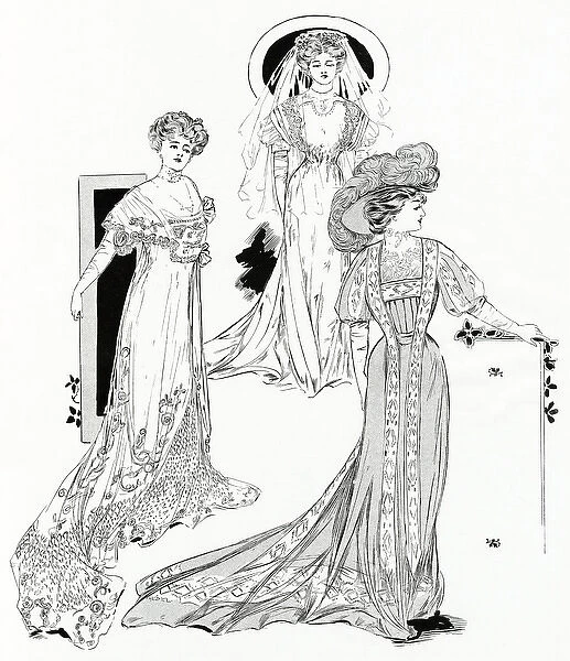 Society dresses 1907