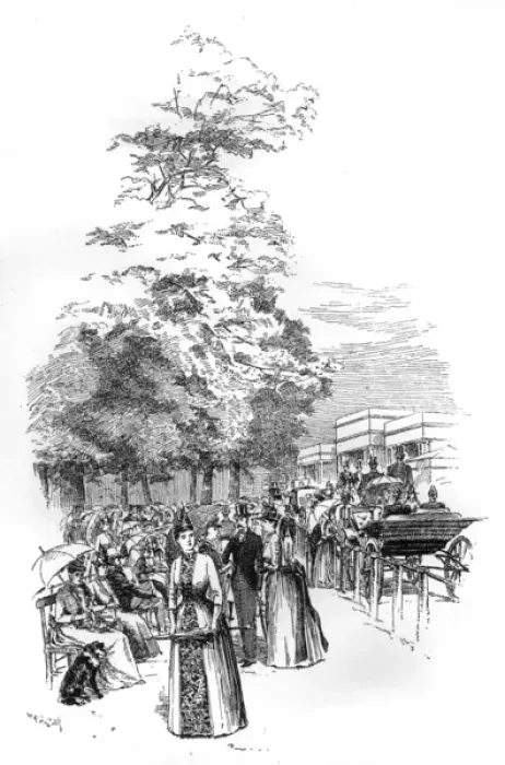 Framed Print : Society in Hyde Park, 1903 Framed Print : Society in Hyde Park, 1903