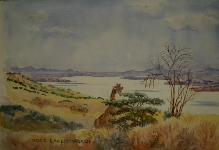 Framed Print : Soda Lake, Magadi Framed Print : Soda Lake, Magadi