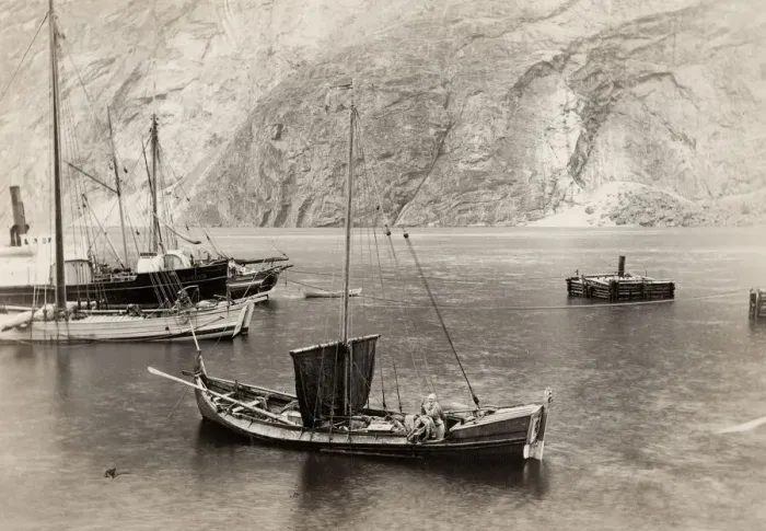 Framed Print : Sogn, Norway, fishing boats Framed Print : Sogn, Norway, fishing boats