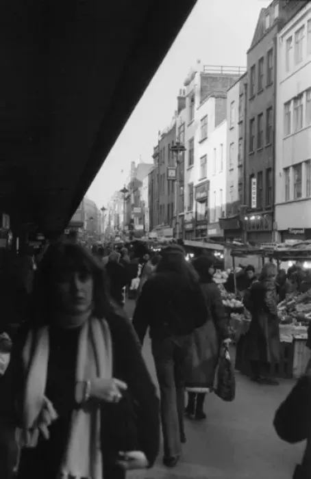 Framed Print : Soho, London - Berwick Street Market W1 Framed Print : Soho, London - Berwick Street Market W1