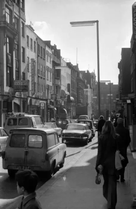 Framed Print : Soho, London - Old Compton Street W1 Framed Print : Soho, London - Old Compton Street W1