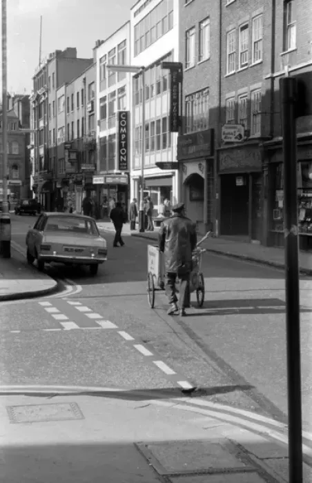 Framed Print : Soho, London - Old Compton Street W1 Framed Print : Soho, London - Old Compton Street W1