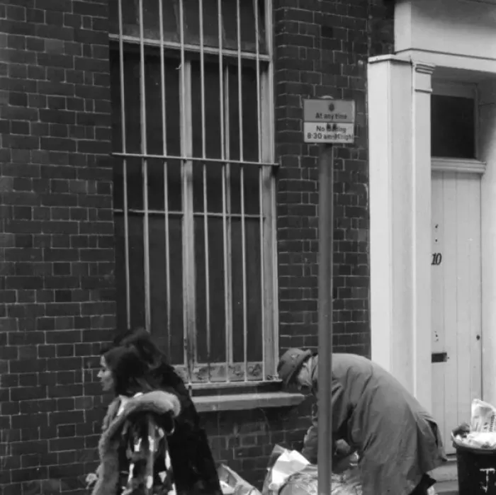 Framed Print : Soho, London - scene in Newburgh Street W1 Framed Print : Soho, London - scene in Newburgh Street W1