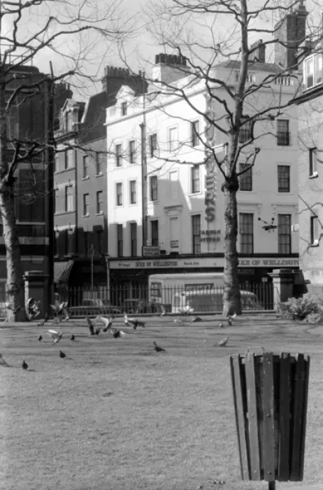 Framed Print : Soho, London - St Annes Gardens, Wardour Street W1 Framed Print : Soho, London - St Annes Gardens, Wardour Street W1