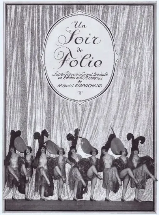 Framed Print : Un Soir de Folie at the Folies Bergere Framed Print : Un Soir de Folie at the Folies Bergere