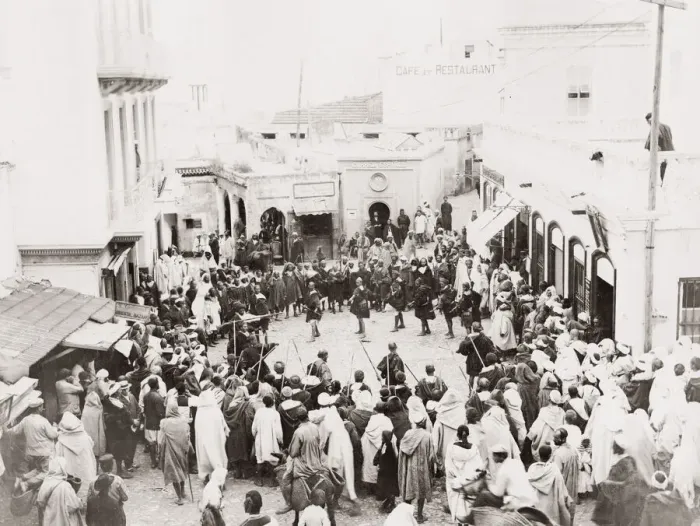 Framed Print : Soko Chico market, Tangier, Morocco, c. 1900 Framed Print : Soko Chico market, Tangier, Morocco, c. 1900