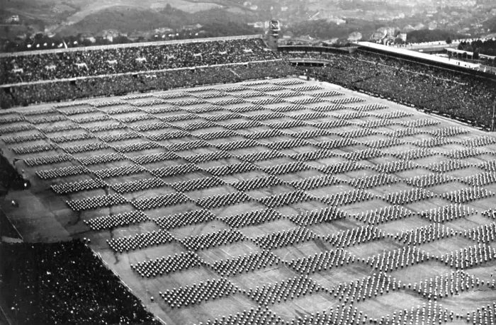 Framed Print : Sokol Festival, Masaryk Stadium, Prague, Czechoslovakia Framed Print : Sokol Festival, Masaryk Stadium, Prague, Czechoslovakia