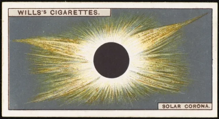 Framed Print : Solar Corona (Cig Card) Framed Print : Solar Corona (Cig Card)