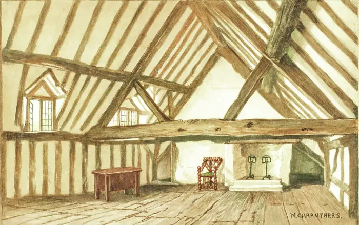 Framed Print : The Solar, Mary Arden's House, Stratford-upon-Avon Framed Print : The Solar, Mary Arden's House, Stratford-upon-Avon