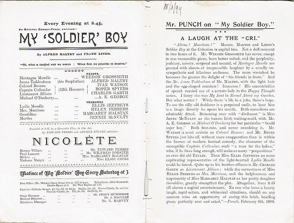 My Soldier Boy by Alfred Maltby and Frank Lindo