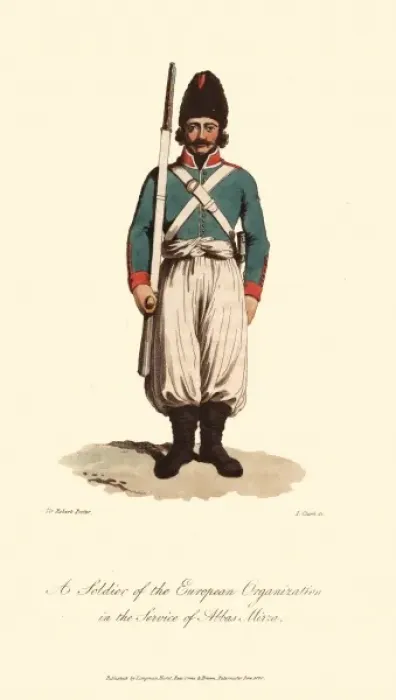 Framed Print : A soldier in the European organization in the service of Abb Framed Print : A soldier in the European organization in the service of Abb
