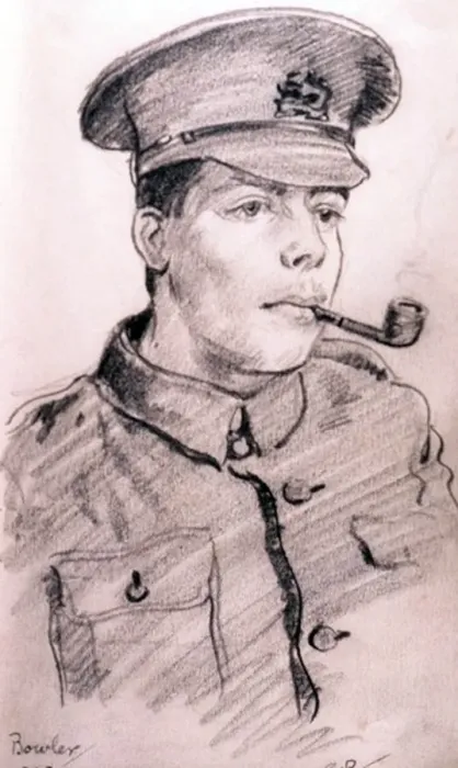 Framed Print : Soldier smoking pipe Framed Print : Soldier smoking pipe