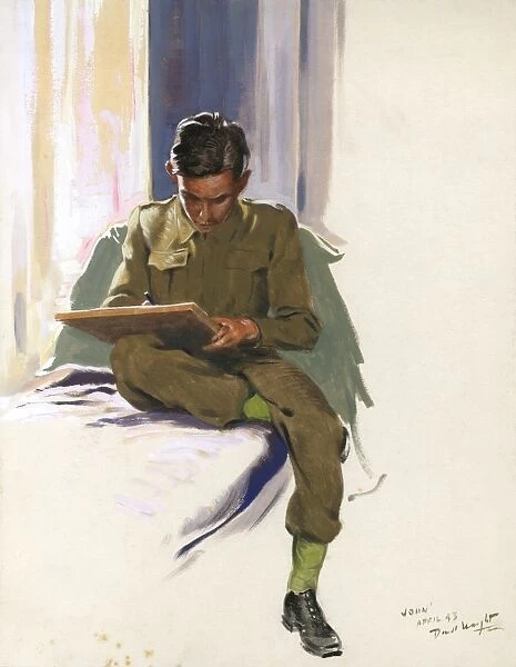 Soldier, World War II by David Wright