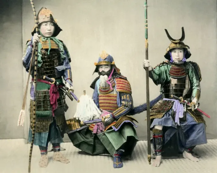 Framed Print : Soldiers in armour, Japan Framed Print : Soldiers in armour, Japan