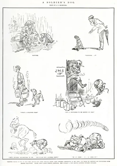 Framed Print : A Soldiers Dog 1918 Framed Print : A Soldiers Dog 1918