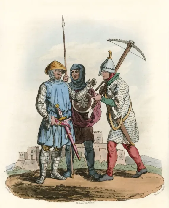 Framed Print : Soldiers of Henry III Framed Print : Soldiers of Henry III