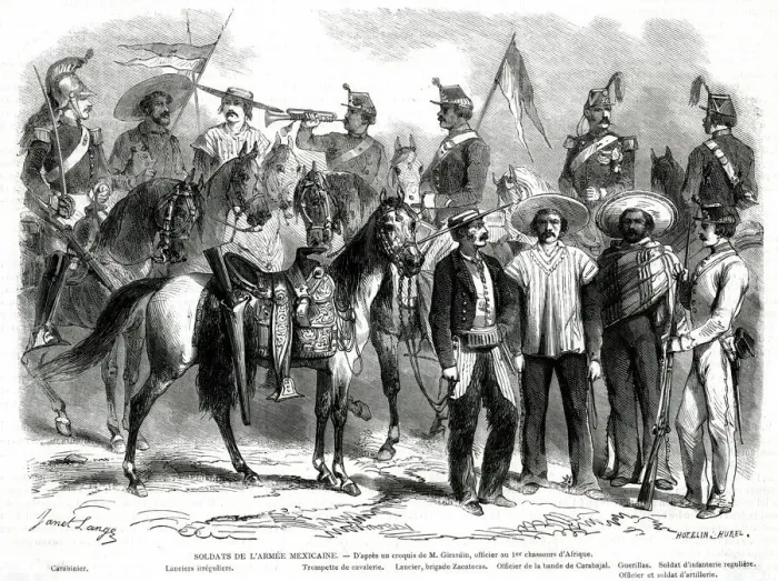 Framed Print : Soldiers of the Mexican Army Framed Print : Soldiers of the Mexican Army