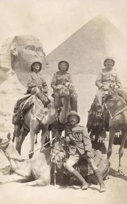 Framed Print : Soldiers Pose / Sphinx Framed Print : Soldiers Pose / Sphinx