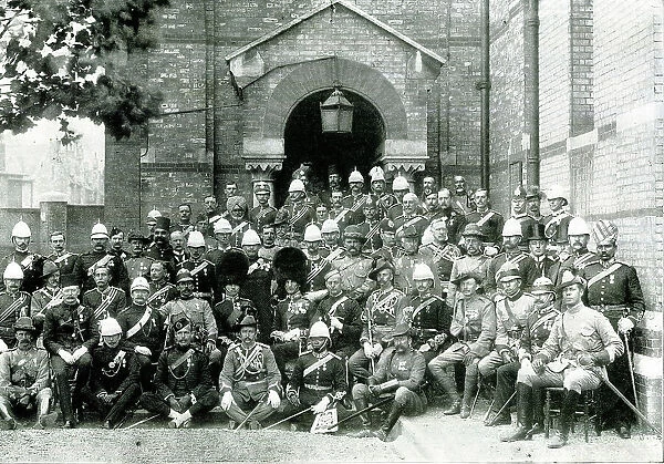 Soldiers of the Queen, a Jubilee group of Colonials