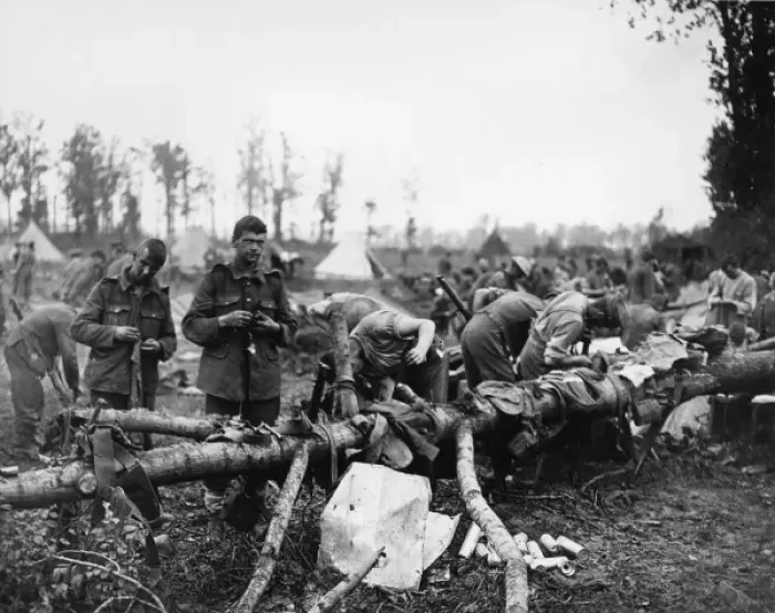 Framed Print : Soldiers at Ypres Framed Print : Soldiers at Ypres