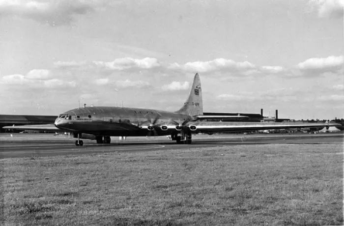 Framed Print : The sole Bristol Brabazon G-AGPW Framed Print : The sole Bristol Brabazon G-AGPW