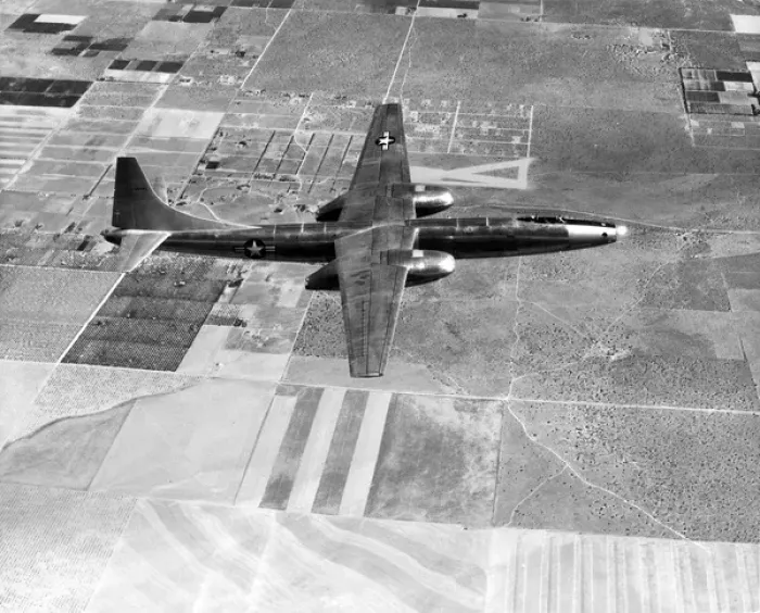 Framed Print : The sole Consolidated Vultee XB-46 45-59582 Framed Print : The sole Consolidated Vultee XB-46 45-59582