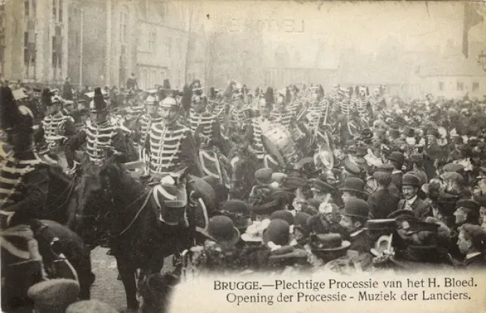 Framed Print : Solemn Procession of the Holy Blood, Bruges, Belgium
